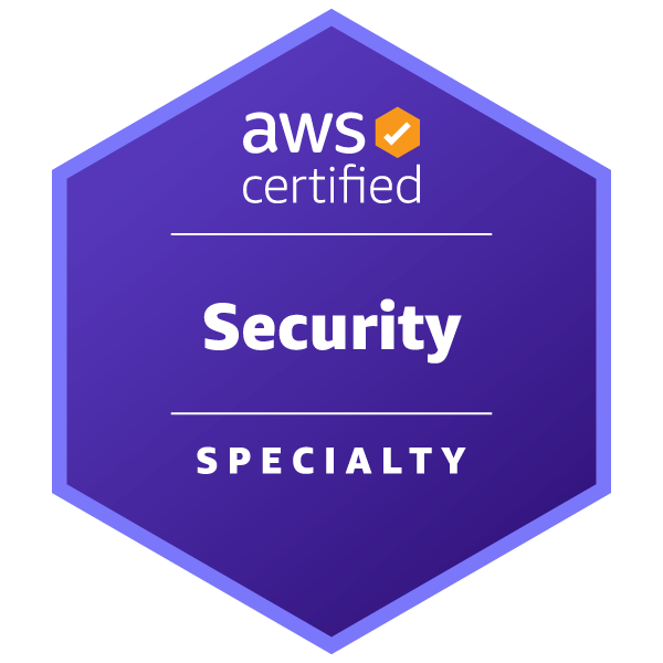 AWS Certified Security - Specialty badge
