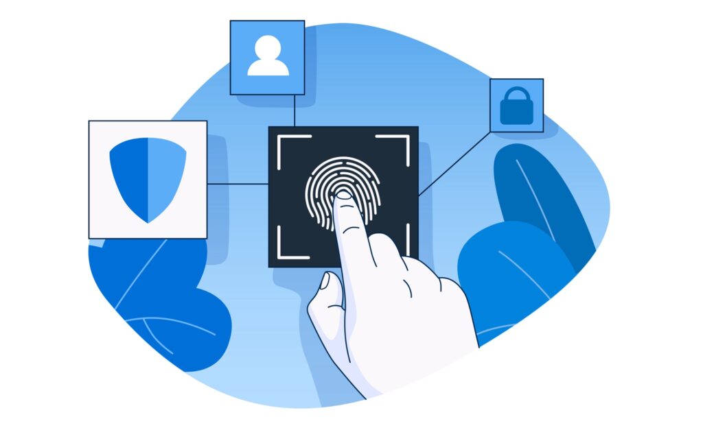 Human scanning fingerprint for MFA