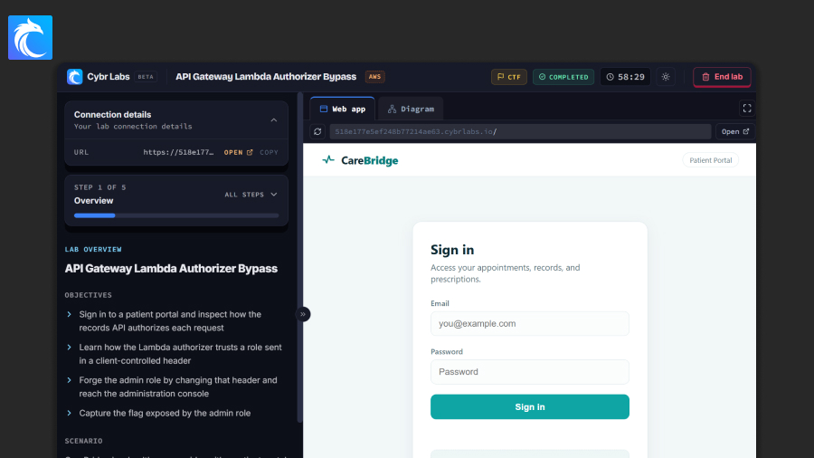 Cybr's new Hands-On Labs Experience